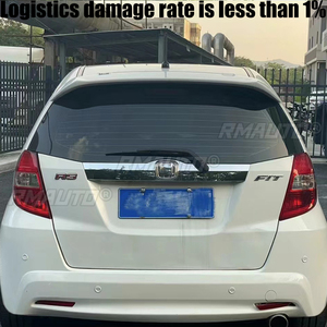 สปอยเลอร์หลังคา ABS พลาสติกสีพื้น สำหรับ Honda Fit Jazz ปี 2008 2009 2010 2011 2012 2013 - Product Image 2