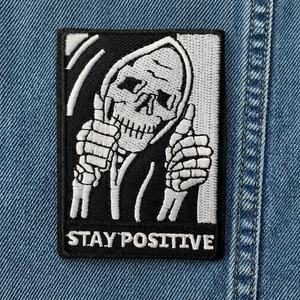 Patch rectangulaire personnalisable en feutre non tissé écologique, fait main, brodé, avec motif Moto Route 66 américaine, à coller, tailles sur mesure - Product Image 4