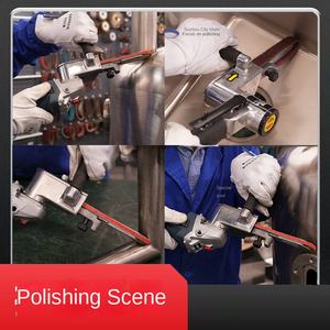 Lijadora <span class=keywords><strong>de</strong></span> Banda Eléctrica Industrial sin Escobillas, Pequeña Lijadora <span class=keywords><strong>de</strong></span> Banda, Amoladora <span class=keywords><strong>de</strong></span> Costuras <span class=keywords><strong>de</strong></span> Soldadura para Ángulos Difíciles - Product Image 2