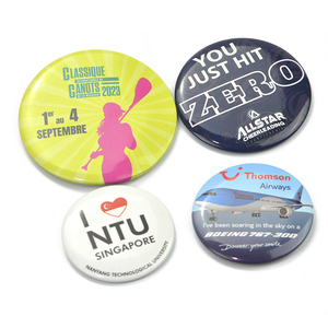 44Mm Tin Chất Liệu Trống Kim Loại In Logo Trang Trí Phù Hiệu Hình Dạng Nút Phù Hiệu An Toàn <span class=keywords><strong>Pin</strong></span> Tin Nhấp Nháy Nút Nhà Cung Cấp - Product Image 3