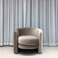Moderner Stoffsessel, Lounge-Stuhl im Minimalistischen Stil, OEM für Büro-Empfang, Esszimmer, Apartment und Hotelmöbel