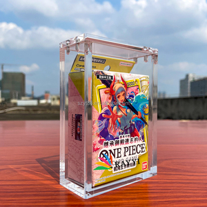 Estuche Acrílico Premium con Tapa Magnética para Exhibición y Almacenamiento de Mazos de Cartas de One Piece <span class=keywords><strong>Super</strong></span> Pre-Release Starter Deck ST-09 ST-10 - Product Image 2
