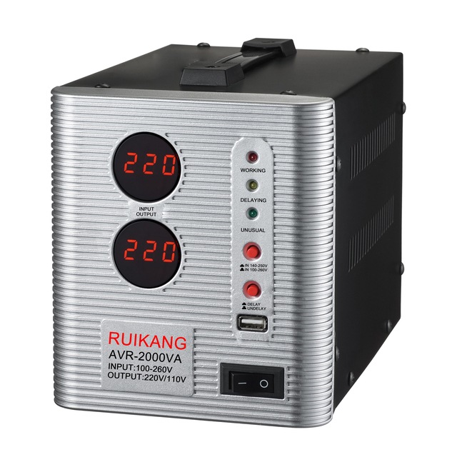220 Volt External Voltage Regulator Stabilizers 10000 Watt Regulador De Voltaje Electric Protector Voltage Booster