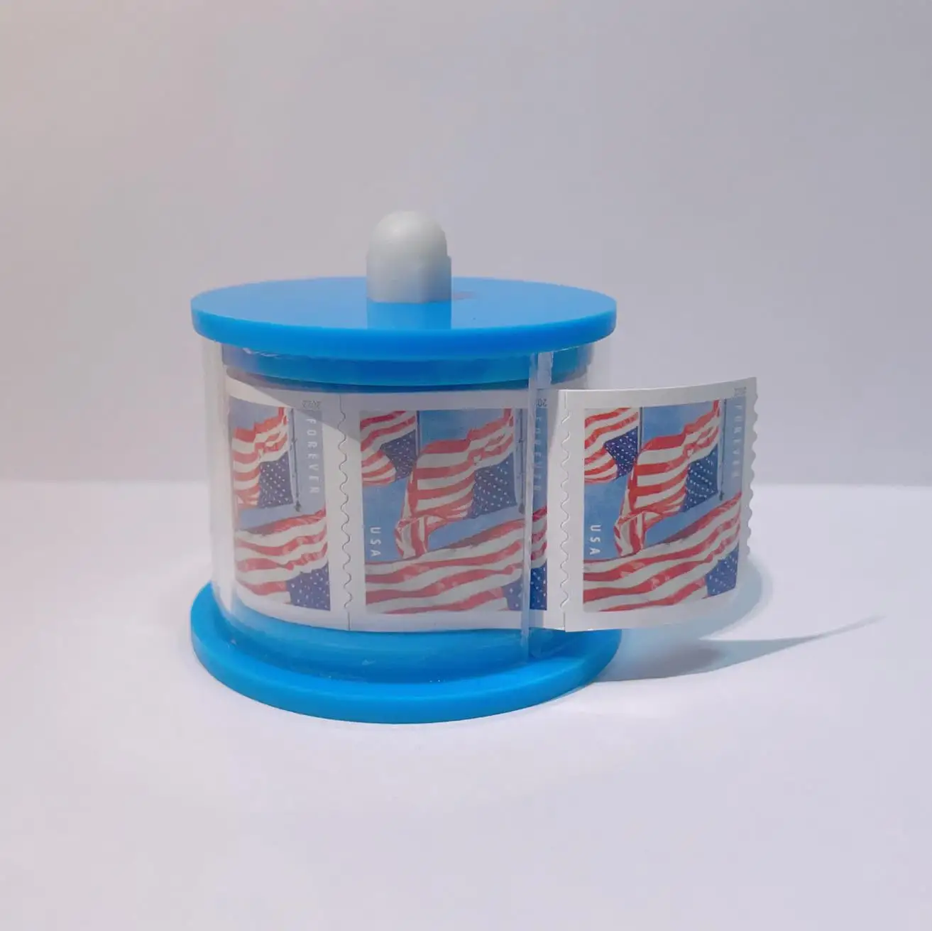 New Design American Stamps Postage Dispenser Roll of 100 US Forever Stamp Convenient and Stylish