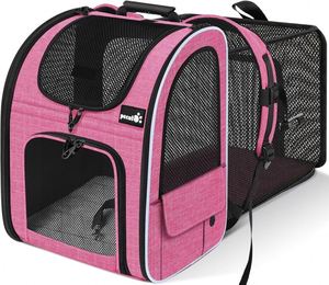 Free sample Airline Approved Pet <b>Carrier</b>,<b>Soft</b>-Sided Pet Travel <b>Carrier</b> for <b>Cats</b> Dogs Puppy Comfort Portable Foldable Pet Bag - Product Image 2