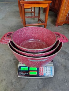 <span class=keywords><strong>Original</strong></span> Fabrik 6-teiliges Großvolumiges 32-36-40 cm Hot Pot <span class=keywords><strong>Set</strong></span> Aluminium Strahlungsheizkocher Antihaft-Kochtopf Granit-Kochgeschirr-<span class=keywords><strong>Set</strong></span> - Product Image 5