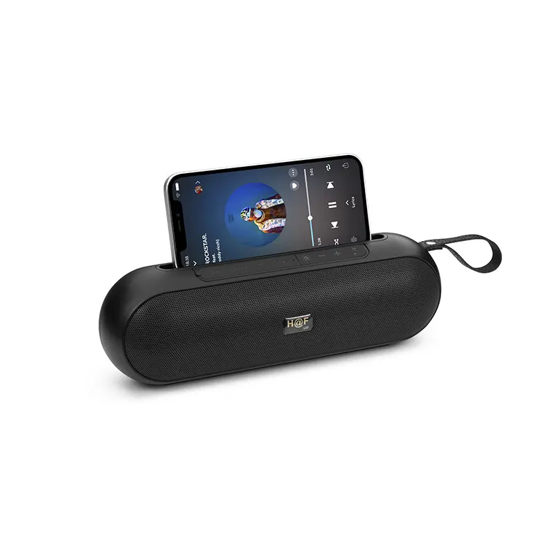 2021 yeni taşınabilir sütun kablosuz bluetooth bas hoparlör Stereo müzik kutusu güneş enerjisi bankası USB AUX FMR radyo