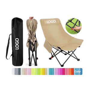 Silla de luna de playa plegable grande de gran tamaño de diseño moderno, portátil para pesca al aire libre, muebles de jardín para acampar para hoteles - Product Image 1