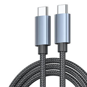 Alta calidad <span class=keywords><strong>20GB</strong></span> Serie Tipo-C Macho Tipo-C Hembra Cable USB Carga rápida Transferencia DE DATOS Trenza Blindaje Conductor de cobre estañado - Product Image 2