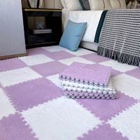 Drop shipping Pack Living, Room EVA Cube Puzzle Floor Foam Pad Mat Foam Carpet Padding Mosaic tapis Carpet with pile plush/