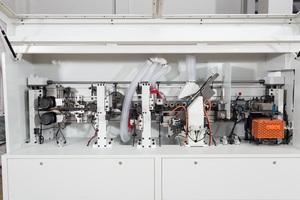 Machine <span class=keywords><strong>à</strong></span> chants automatique compacte Leabon T-280P <span class=keywords><strong>à</strong></span> 6 fonctions avec raclage plat pour panneaux <span class=keywords><strong>à</strong></span> base de <span class=keywords><strong>bois</strong></span> - Product Image 3