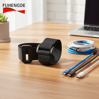 Sangle en nylon de haute qualité, ruban de fixation élastique auto-adhésif, utilisation pour vêtements, attache-câble, adhésif puissant, boucle auto-agrippante