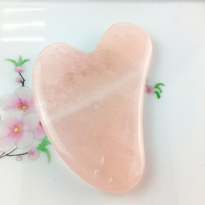 Gubah Guasha en pierre de Jade Pure, Style cœur, pour le visage, vente en gros, 2022 - Product Image 4