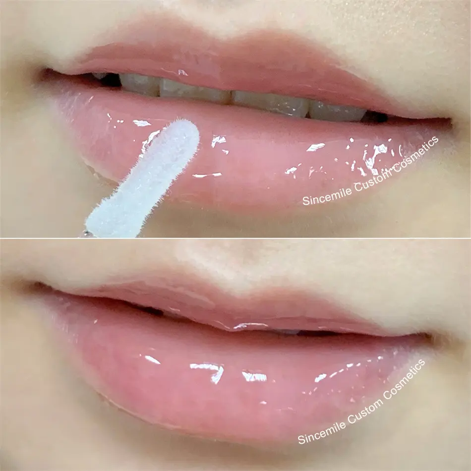 Manufacturers Supplier Lip Oil Low MOQ High Quality Flavoured Lip Oil Clear Vegan Pink Lip Glow Oil