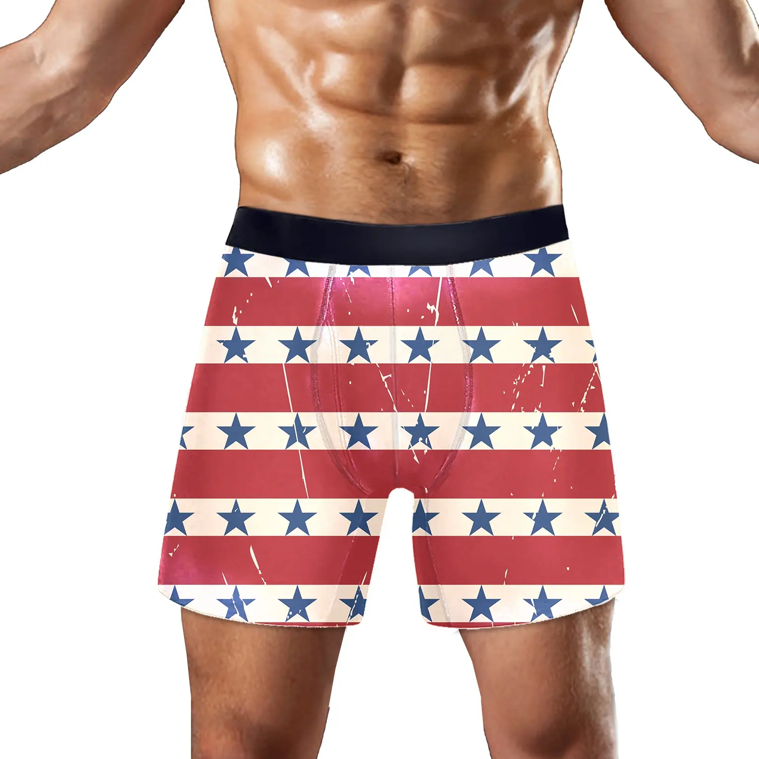 High quality oem fashion breathable sublimation blank custom pattern elastic low rise mens underpants underwear