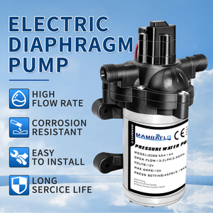 Pompe à eau pour camping-car Mambaflo 2088-544-144, 3 GPM/11,3 PLM, 12 V CC, pompe à diaphragme, interrupteur de pression externe, durable et fonctionnant à sec - Product Image 3