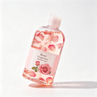 Gel Douche Rose Naturel Parfum Longue Durée Hydratant Lissant Lavant Corporel OEM en Gros