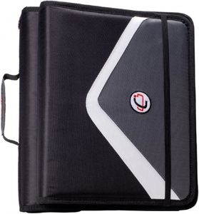 Sac de soins de santé rembourré et isolé robuste Case-it Factory avec fermeture éclair Mighty Zip Tab et anneaux en O de 3 pouces avec onglets de 5 couleurs - Product Image 1