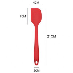 Heat-Resistant <b>Silicone</b> Spatula, Food-Grade Non-Stick Rubber Scraper, Multipurpose Kitchen Baking <b>Tool</b> for Cake Cream & Cooking - Product Image 2