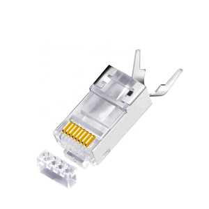 Huisheng che chắn cat6A CAT7 mạng nối SFTP/FTP Mèo <span class=keywords><strong>7</strong></span> Modular cắm 8P8C Cat6 một RJ45 kết nối - Product Image 3