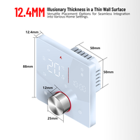 Beca BHT-009-2T Wifi Plancher Intelligent Double Salle D'affichage Programmable Chauffe-Eau Chaudière Thermostat Chauffage