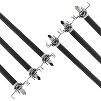 Pointes de flèches Judo Broadheads 100 grains, vis 4 mm, pour la chasse, le tir à l'arc, accessoires DIY, arc composé, cible