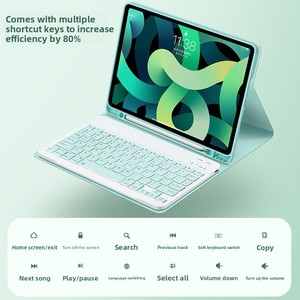 Có thể tháo rời Bàn phím không dây trường hợp cho <span class=keywords><strong>iPad</strong></span> 10 Gen 2022 10.9 inch, với từ tính, khe cắm bút, tuổi thọ pin dài tùy chỉnh - Product Image 5