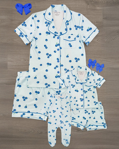 Wholesale Custom Casual Comfortable <strong>Family</strong> <strong>Matching</strong> Pajamas Set Print Short Sleeve <strong>PJs</strong> - Product Image 3