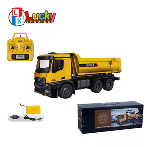<span class=keywords><strong>Huina</strong></span> <span class=keywords><strong>1582</strong></span> 1/14 2,4G 10 canales Simulación Control remoto RC Tilt Alloy Dump Truck con sonido - Product Image 3