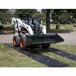 Усиленные защитные маты для грунта 4x8 футов, взаимосвязанные, с текстурированной поверхностью под траву, сертифицированные ISO9001, для строительных работ - Product Image 3