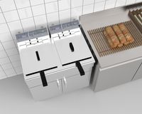 Friteuse électrique autonome en acier inoxydable Venada 2024, idéale pour poulet frit KFC et dinde frite – Offre spéciale