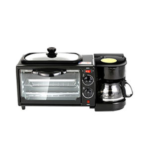 3-en-1 multifunción desayuno Hub 9L horno antiadherente plancha Pan Multi taza cafetera para Cocina - Product Image 4