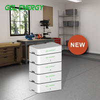 Système d'énergie solaire GSL Energy Storage 10 kWh, batterie empilable, onduleur solaire, système d'énergie solaire domestique, système solaire divisé avec communication CAN