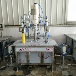 Semi automatic pneumatic welding gas filling machine 600 cans per hour for CGA600 cylinder
