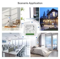 Module de commutateur de rideau intelligent Tuya WiFi 4ch pour stores volet roulant moteur électrique contrôle de vie intelligent fonctionne avec Alexa Google
