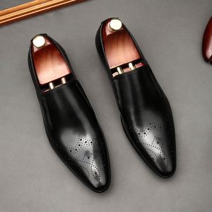 Dernières Chaussures Habillées Haut de Gamme pour Hommes – Richelieu en Cuir Premium à Lacets pour Affaires – Vente en Gros - Product Image 1