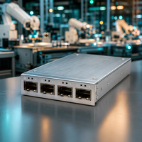 Módulo Adaptador CFP a SFP10G CVR-CFP-4SFP10G, Controlador de Programación PLC, 4 Puertos, Módulo de Interfaz SFP+ CFP de 10G para Conmutador de Red