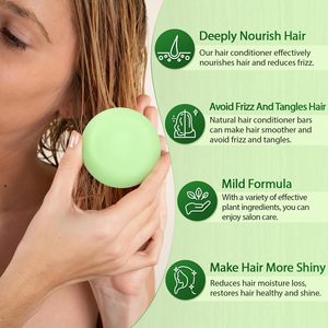Champú y Acondicionador en Barra, Sin SLS, Sin Sulfuros, con Romero y Biotina, Hidrata Profundamente el Cabello, Jabón Sólido Hecho a Mano, Marca Privada Personalizada - Product Image 3