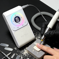 SNRQI Lime à ongles électrique en alliage d'aluminium, forme stylo, légère, portable, 40000 tr/min, haute vitesse, faible vibration, fabricant