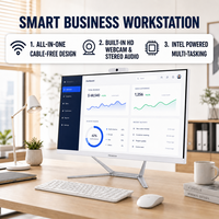 PC Tout-en-un en Gros 22 24 27 Pouces Intel Core I3 I5 I7 DDR4 SSD 1920x1080 Windows 11 Bluetooth pour Distribution en Vrac