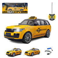 RCC0101CT DreamjoX 1:16 27MHz RF RC Voiture télécommandée Taxi Cabine Véhicule Jouet Similaire I Love NY Jaune NYC New York City