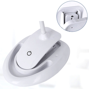 2 in 1 morsetto sulla scrivania 5X 10X lente di ingrandimento in vetro ottico con luce a LED per la lettura di lavori di riparazione - Product Image 3