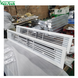 air Conditioning Aluminum Linear air Grille Diffuser with <strong>Electric</strong> Opposed Blade Damper - Product Image 4