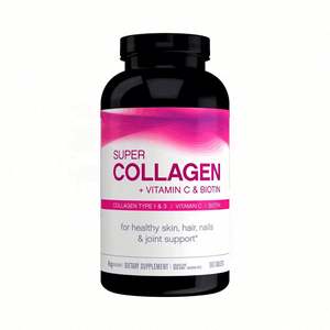 Suplemento de biotina de vitamina C bovina hidrolizada en tabletas de colágeno súper OEM ODM para el cabello piel uñas - Product Image 1