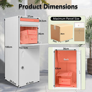 Buzón de Paquetería Exterior Independiente, Seguro e Impermeable, con Pegatinas de Dirección Personalizadas, para Uso en Oficinas - Product Image 2