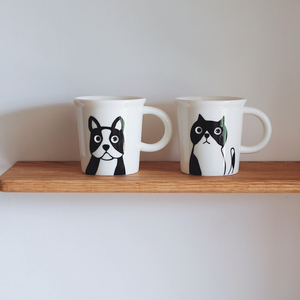 Taza de café con leche de <span class=keywords><strong>Bulldog</strong></span> Francés, taza de agua creativa, Taza de cerámica - Product Image 1