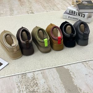 Pantofole in Lana Integrata di Pelle di Pecora di Alta Qualità OEM&ODM Marca UGS Scarpe Invernali da Donna - Product Image 4