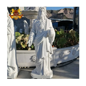 Statue céleste vierge <span class=keywords><strong>marie</strong></span> bébé jésus grandeur nature <span class=keywords><strong>mère</strong></span> et enfant Statue en marbre blanc - Product Image 5