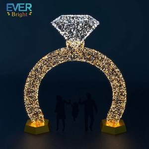 Luci a tunnel per festival natalizi, decorazione notturna per esterni in PVC per promenade costiere e percorsi da giardino - Product Image 6