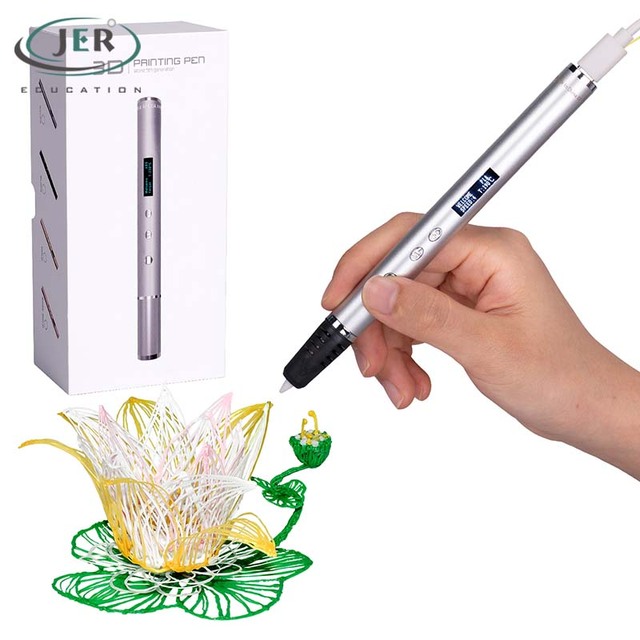 JER Education Custom 3d Printer Pen Gift for School Giveaways Maker Club DIY Creative Educational Toys 3d Printing Pen Gift Kit